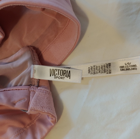 Pink/grey sports bra by Victoria's Secret size L - Picture 3 of 3